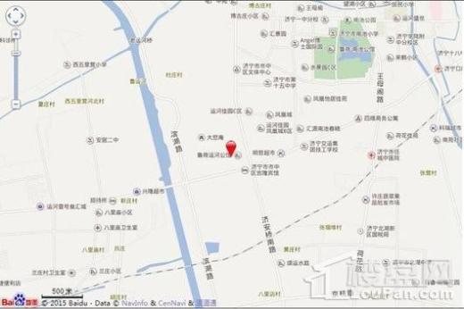 鲁商运河公馆交通图