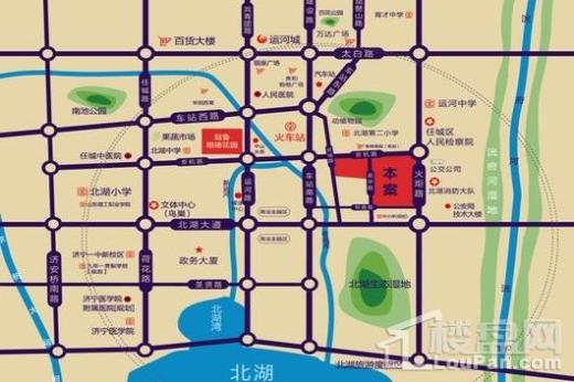 冠鲁·明德华府交通图