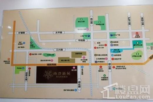 南沙新苑交通图
