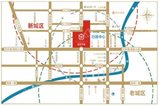 锦绣华城·繁华里交通图