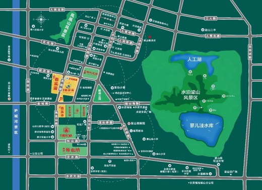 东方·香溪湾位置图