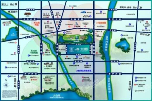 城投碧桂园·太白园筑交通图