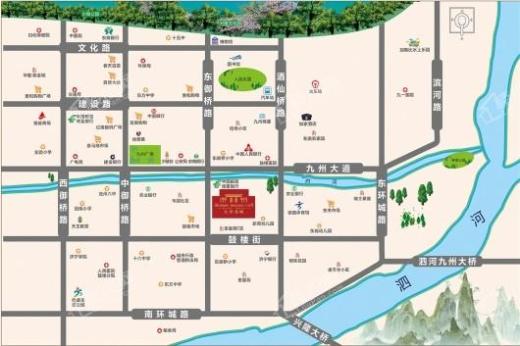 九巨龙·九州龙城交通图