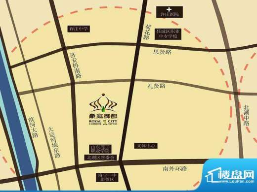 豪庭御都交通图