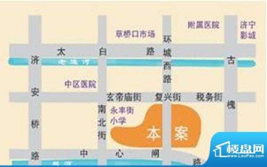 和欣家园交通图